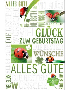 Geburtstagskarte - Schrift...