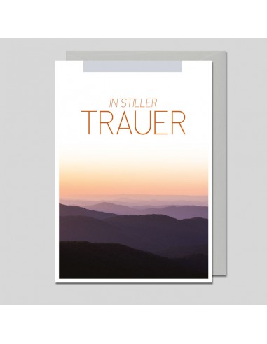 Trauerkarte - In stiller Trauer