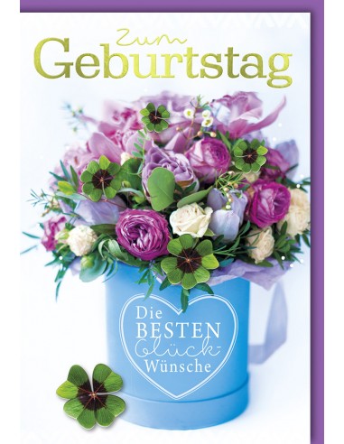 Geburtstagskarte -  Zum Geburtstag -...