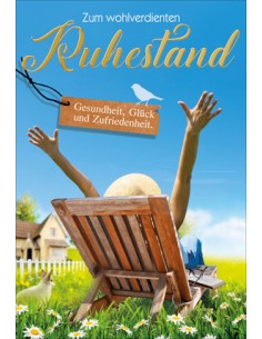 Ruhestand - Liegestuhl im...