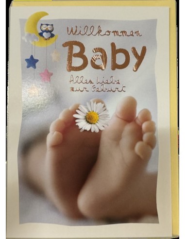 Babykarten - Willkommen, Baby alles...